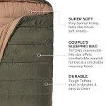 Teton Sports Mammoth Sleeping Bag - Green 239x157.5 cm