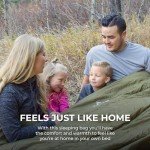 Teton Sports Mammoth Sleeping Bag - Green 239x157.5 cm