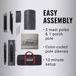 6-Person Waterproof Cabin Tent - Evergreen Design