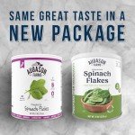 Augason Farms Dehydrated Spinach Flakes, 45 Servings