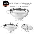 Stainless Steel Canning Funnel Set - 3 Pack