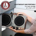 OVENTE 1700W Portable Double Infrared Burner