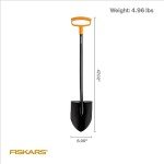 Fiskars Heavy Duty D-Handle Digging Shovel