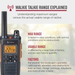 Cobra RX680 Waterproof Walkie Talkies - 2-Pack