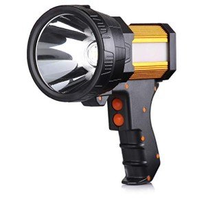 BUYSIGHT Rechargeable 100,000 Lumen Handheld Spotlight