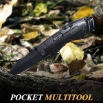 RoverTac 15-in-1 Pocket Knife Multitool for Outdoors