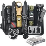 12-in-1 Survival Gear Gift for Outdoorsy Men