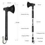 LIANTRAL Folding Tactical Axe for Outdoor Survival