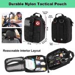 Essential Survival First Aid Kit with Molle Pouch