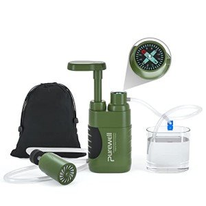 Purewell Water Purifier Pump with Carbon Filter