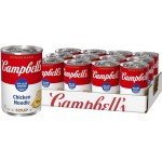 Campbell’s 25% Less Sodium Chicken Noodle Soup 12-Pack