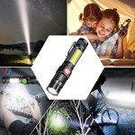 USB Rechargeable Waterproof Magnetic LED Flashlight