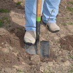 60-Inch Tempered Steel Digging Shovel with Handle