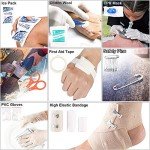 216-Piece Survival First Aid Kit for Emergencies