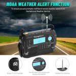 Kaito KA600 Solar/Crank Weather Radio with Extras