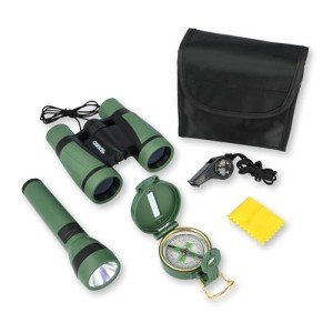 AdventurePak for Kids: Binoculars, Compass, Flashlight, Whistle