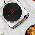 OVENTE 1000W Countertop Electric Burner with Hot Plate