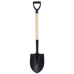 Durable Round Garden Shovel with D-Handle