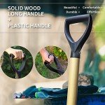Durable Round Garden Shovel with D-Handle