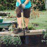 Durable Round Garden Shovel with D-Handle