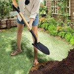 Durable Round Garden Shovel with D-Handle