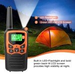 MOICO Long Range Walkie Talkies for Camping