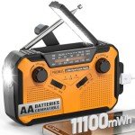 Prunus 11100mWh Emergency Weather Radio & Flashlight