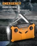 Prunus 11100mWh Emergency Weather Radio & Flashlight