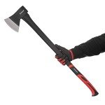 36" Wood Chopping Axe with Shock Absorbing Handle