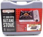 Portable Butane Countertop Stove with Carry Case