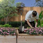 VNIMTI 28-Inch Metal Garden Shovel with D-Handle