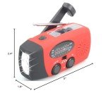 Solar NOAA Emergency Radio with Flashlight & Charger