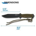 MTech USA Fixed Blade Knife with Sheath