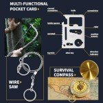 Survival Kits and Gear for Men 14 Pcs
