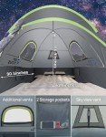 JoyTutus Waterproof Double Layer Truck Tent for 2