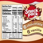 Chocolate & Vanilla Pudding Cups Family Pack, 12 Count