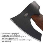 CRKT Freyr Axe: Forged Steel Blade & Hickory Handle