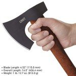 CRKT Freyr Axe: Forged Steel Blade & Hickory Handle