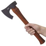 CRKT Freyr Axe: Forged Steel Blade & Hickory Handle