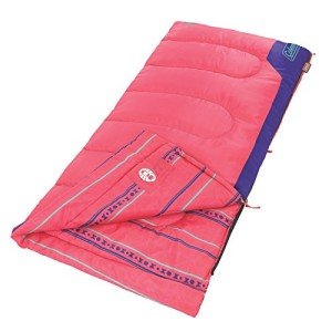 Coleman Youth Sleeping Bag - Pink, 50