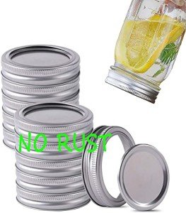 12-Pack Wide Mouth Canning Lids and Rings