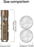 RovyVon Aurora A3 Pro Keychain Flashlight 650 Lumen