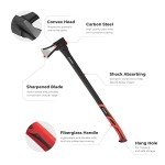 36” Splitting Axe with Shock Absorbing Handle