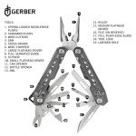 Gerber 17-in-1 Multi-Tool with Pliers and Accessories