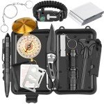 Alritz 12-in-1 Emergency Survival Kit for Outdoors