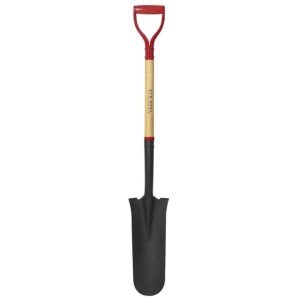 Heavy-Duty Garden Drain Spade Shovel with Y-Grip