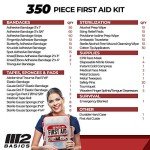 350-Piece Emergency First Aid Kit for Home & Office