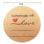 Mason Jar Labels for Jam and Jelly (500 Pack)