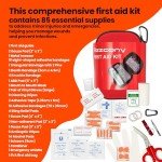 250-Piece Survival Backpack Kit for Emergency Preparedness
