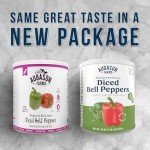 Augason Farms Diced Bell Peppers for Emergency Meals